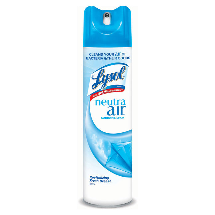 Sanitizing Spray, Fresh Scent, Aerosol, 10 oz, 12/Carton