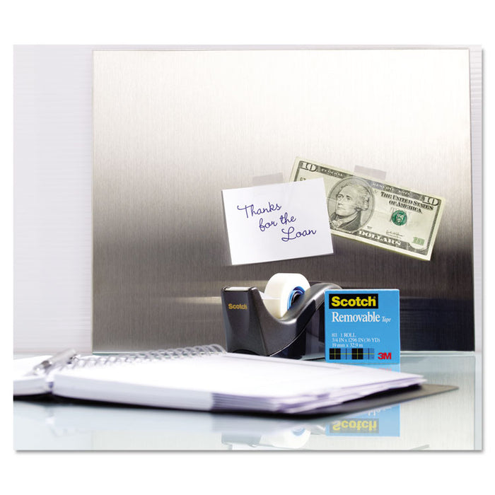 Removable Tape, 1" Core, 0.75" x 36 yds, Transparent