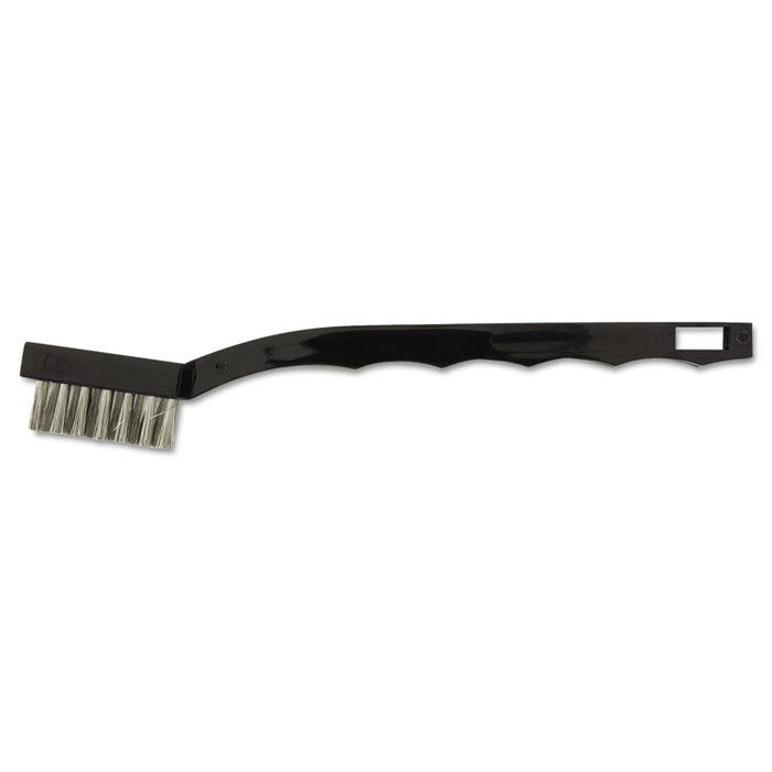 Utility Brush, Stainless Steel Bristles, Plastic Handle