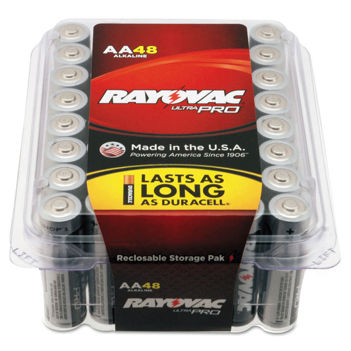 Ultra Pro Alkaline AA Batteries, 48/Pack