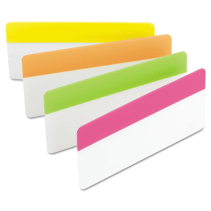 2" and 3" Tabs, 1/3-Cut Tabs, Assorted Brights, 3" Wide, 24/Pack