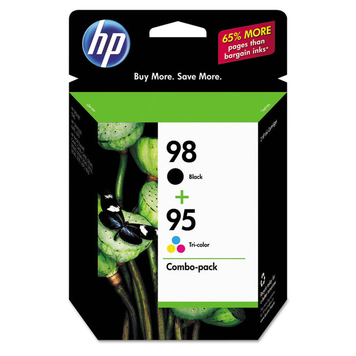 HP 98 Black/HP 95 Tri-Color (CB327FN) 2-pack Original Ink Cartridges