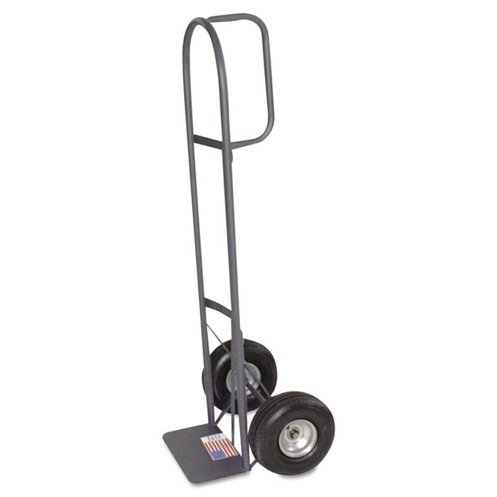 D-Handle Hand Truck, 10" Pneumatic Tires