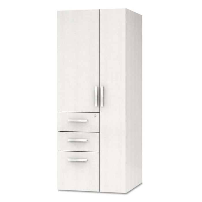 e5 Series Wardrobe Tower, 23-1/2w x 23-1/2d x 62h, White