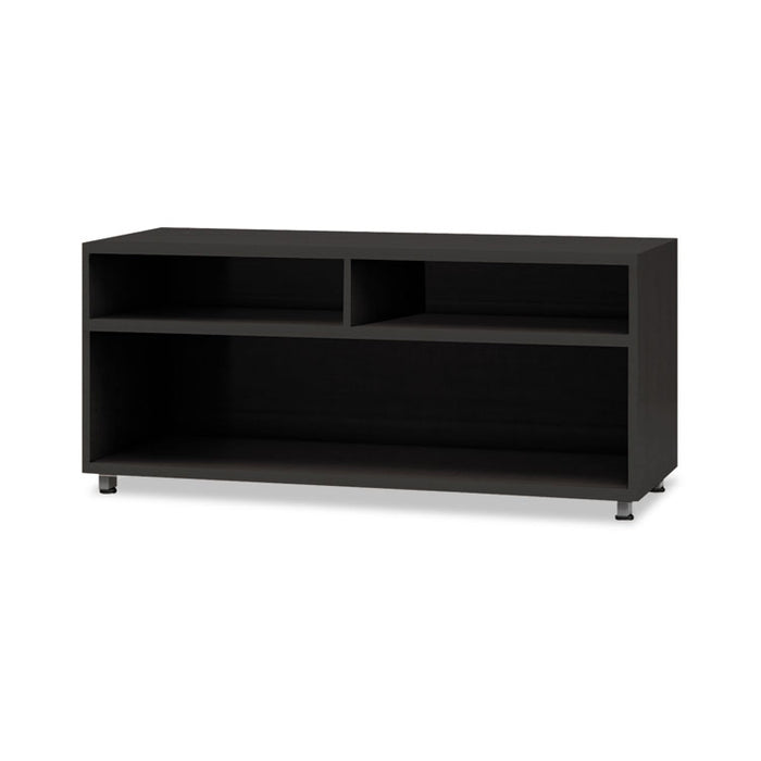e5 Series Open Storage Cabinet, 36w x 18d x 23h, Raven