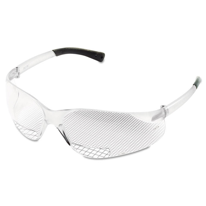 Bearkat Magnifier Protective Eyewear, Clear, 2.5 Diopter
