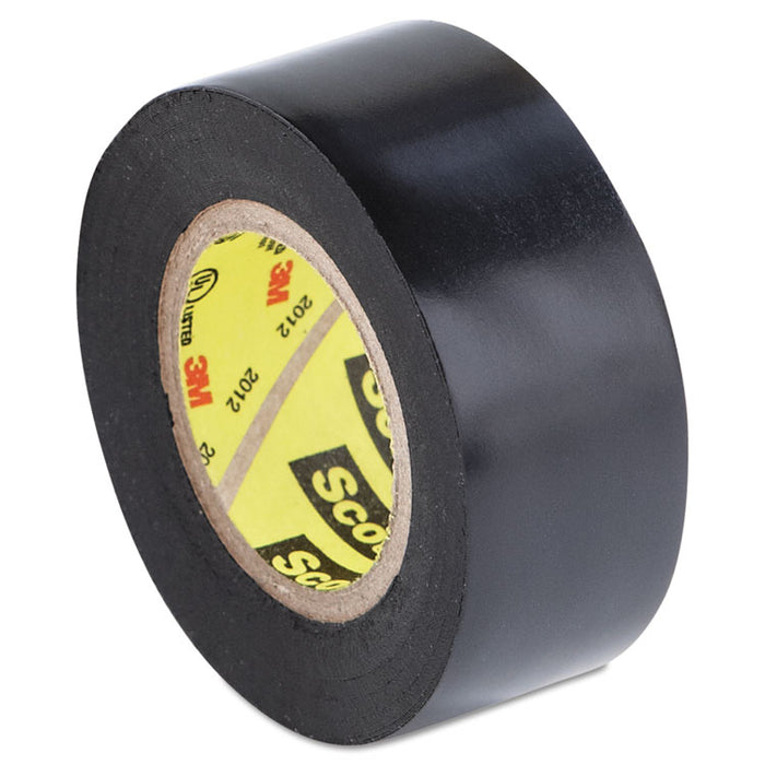 Scotch 33+ Super Vinyl Electrical Tape, 0.75" x 20 ft, Black