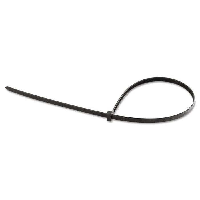 UVB Heavy-Duty Cable Ties, 24", 175 lb, UV Black, 50/Pack
