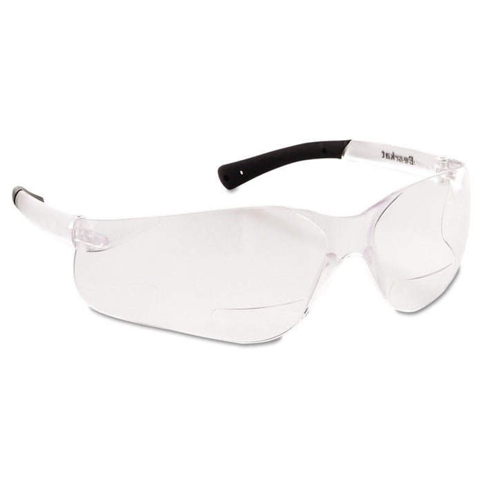 Bearkat Magnifier Protective Eyewear, Clear, 2.5 Diopter
