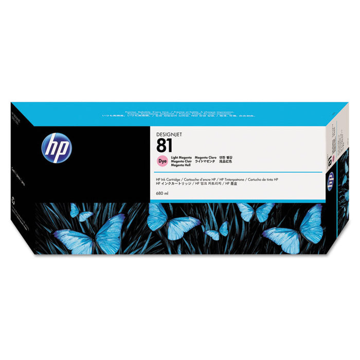 HP 81, (C4935A) Light Magenta Original Ink Cartridge