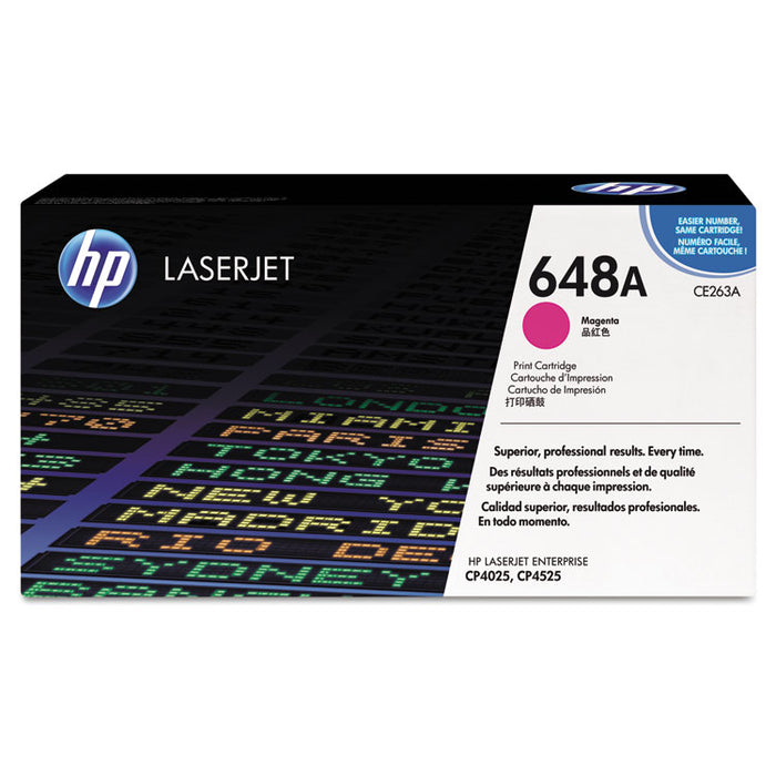 HP 648A, (CE263A-G) Magenta Original LaserJet Toner Cartridge for US Government