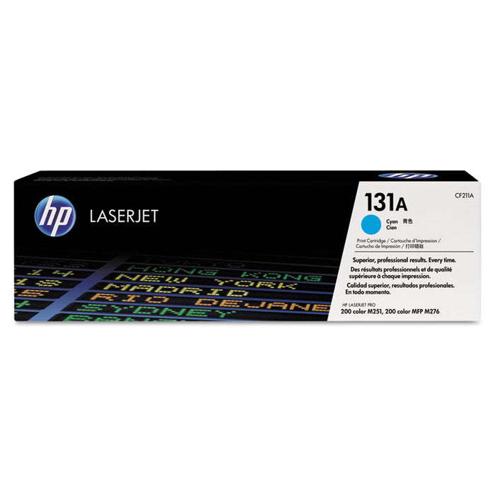 HP 131A, (CF211A) Cyan Original LaserJet Toner Cartridge