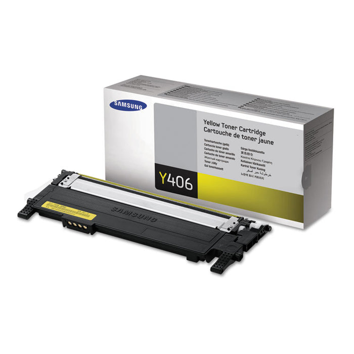 SU466A (CLT-Y406S) Toner, 1,000 Page-Yield, Yellow