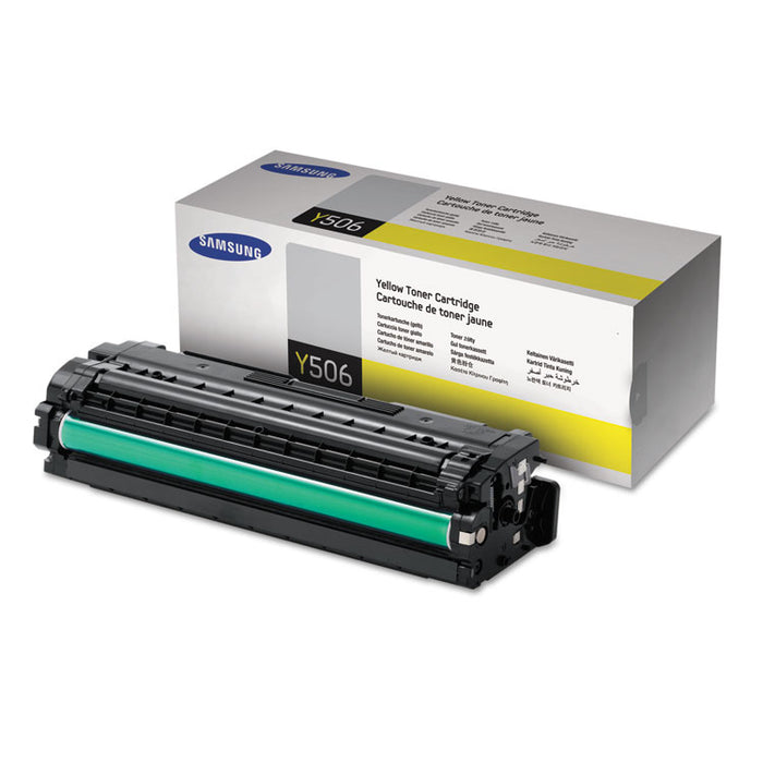CLT-Y506S (SU528A) Toner, 1500 Page-Yield, Yellow