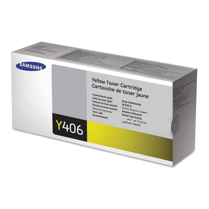 SU466A (CLT-Y406S) Toner, 1,000 Page-Yield, Yellow