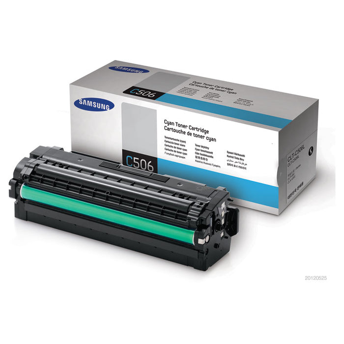 CLT-C506L (SU042A) High-Yield Toner, 3500 Page-Yield, Cyan