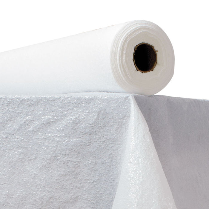 Plastic Table Cover, 40" x 300ft, White