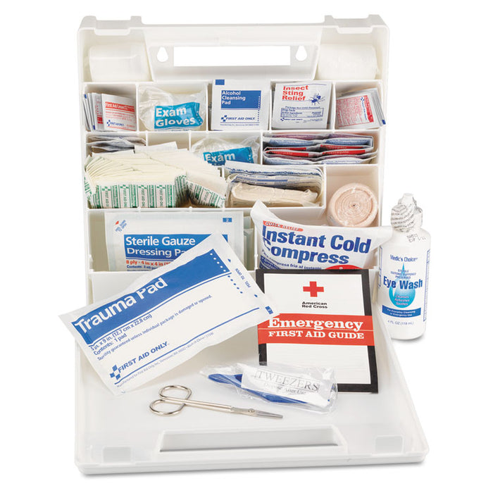 First Aid Kit for 50 People, 194 Pieces, Plastic Case