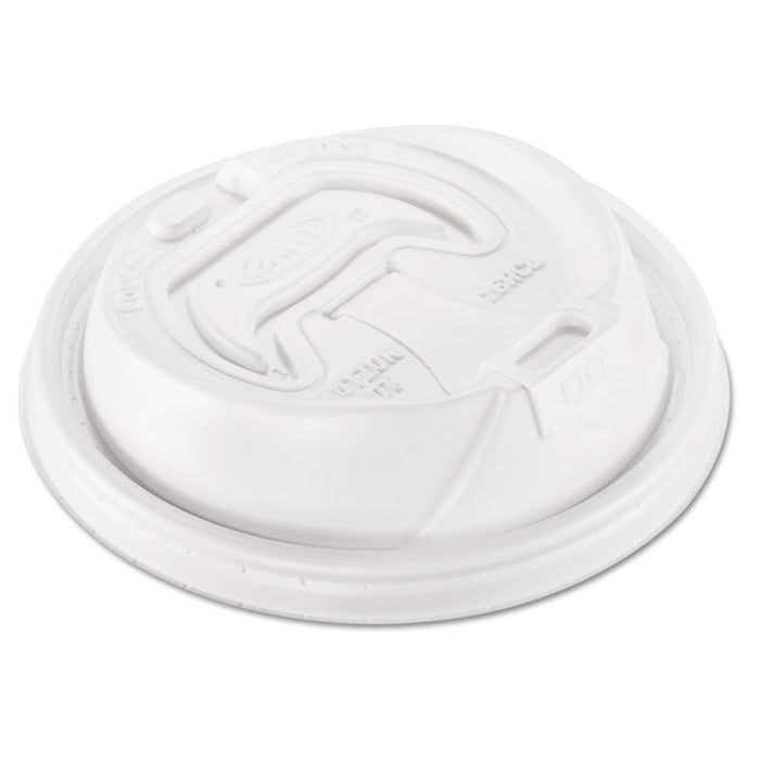 Optima Reclosable Lid, Fits 12-24 oz Foam Cups, White, 1000/Carton