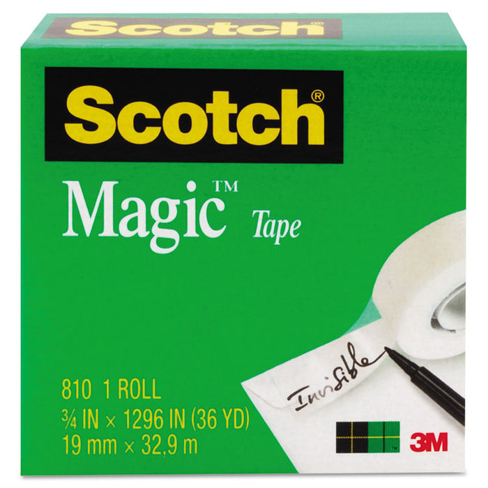 Magic Tape Refill, 1" Core, 0.75" x 36 yds, Clear