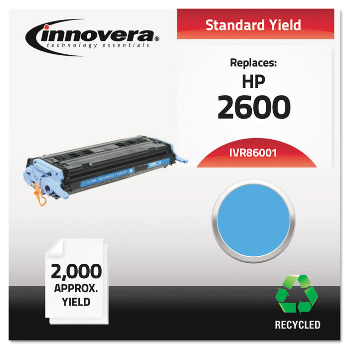 Remanufactured Cyan Toner, Replacement for 124A (Q6001A), 2,000 Page-Yield