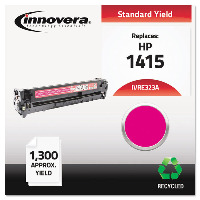 Remanufactured Magenta Toner, Replacement for 128A (CE323A), 1,300 Page-Yield