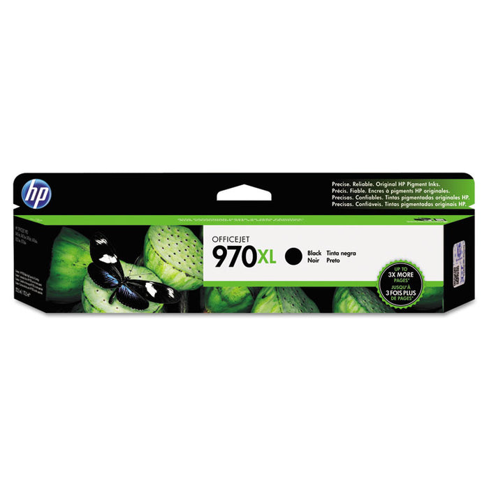 HP 970XL, (CN625AM) High Yield Black Original Ink Cartridge