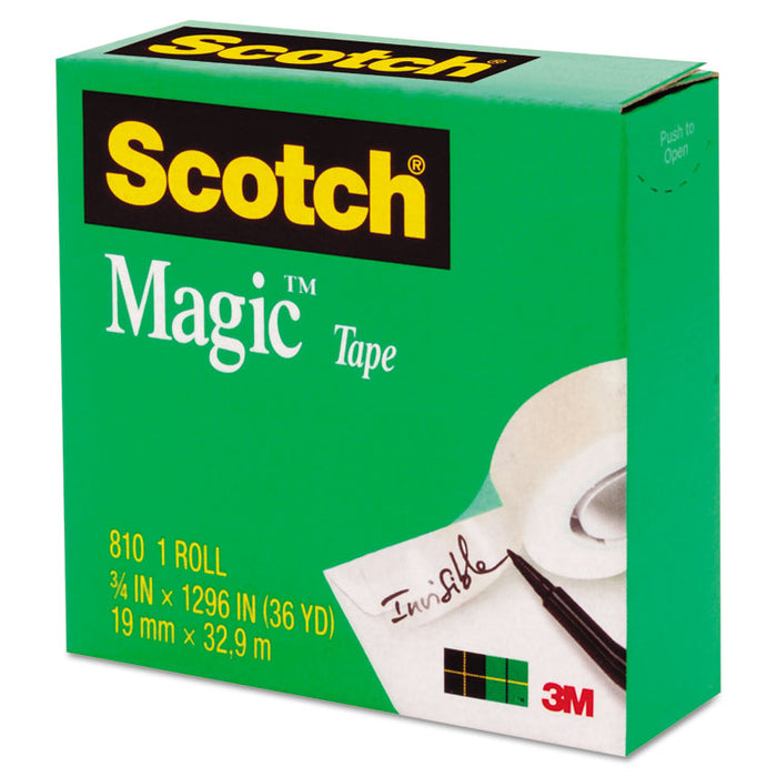 Magic Tape Refill, 1" Core, 0.75" x 36 yds, Clear