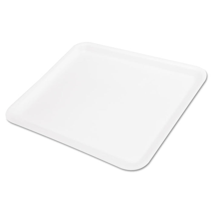 Supermarket Tray, Foam, White, 11-1/4x9-1/4, 125/Bag