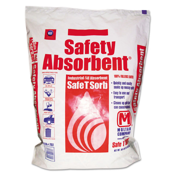 All-Purpose Clay Absorbent, 50lb, Poly-Bag, 40/Pallet