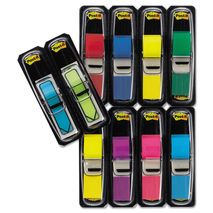 Page Flag Value Pack, 0.5" x 1.75", Assorted Colors, 280 Page Flags, 48, 1/2" Arrows/Pack