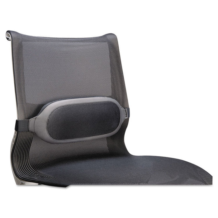I-Spire Series Lumbar Cushion, 14 x 6 x 3, Gray