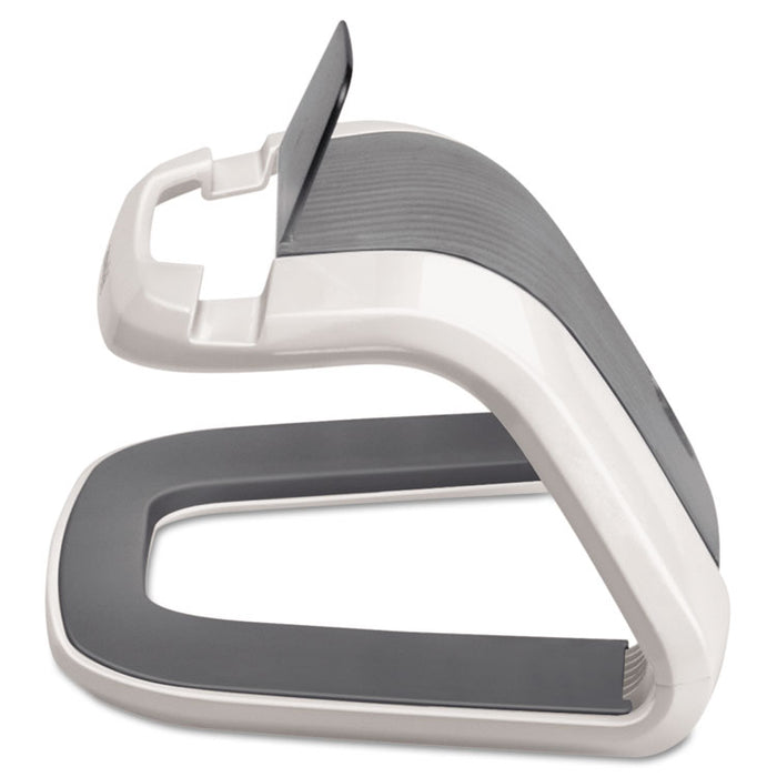 Tablet Riser, 8 3/8 x 5 3/8 x 4 5/8, White/Gray