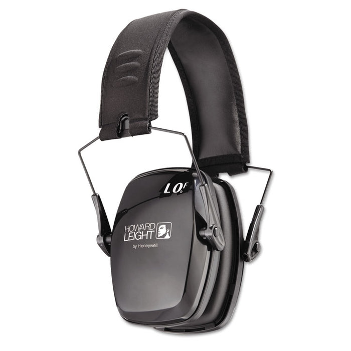 Leightning L3 Noise-Blocking Folding Earmuffs, 23NRR, Black/Gray