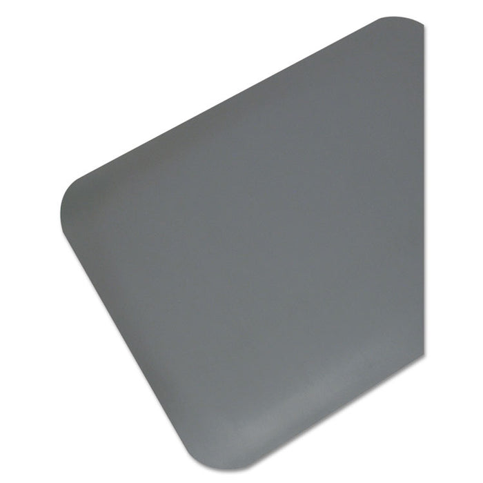 Pro Top Anti-Fatigue Mat, PVC Foam/Solid PVC, 36 x 60, Gray
