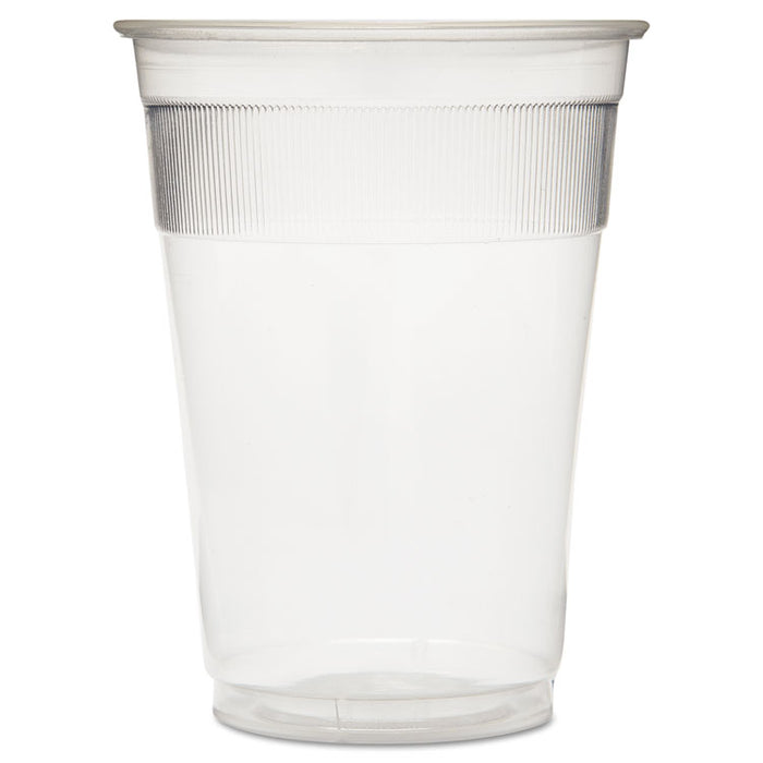 Individually Wrapped Plastic Cups, 9 oz, Clear, 1,000/Carton