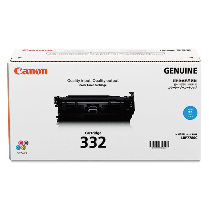 6262B012 (332) Toner, 6,400 Page-Yield, Cyan