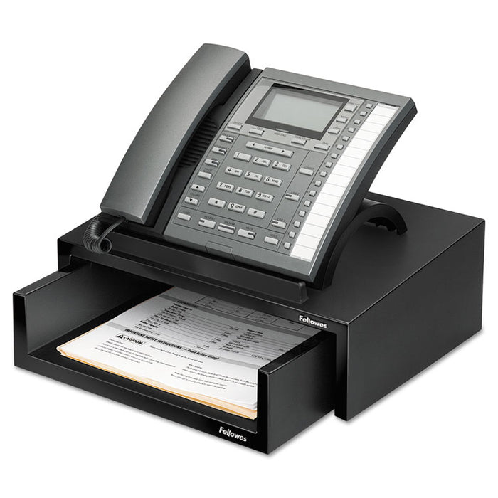 Designer Suites Telephone Stand, 13 x 9 1/8 x 4 3/8, Black Pearl