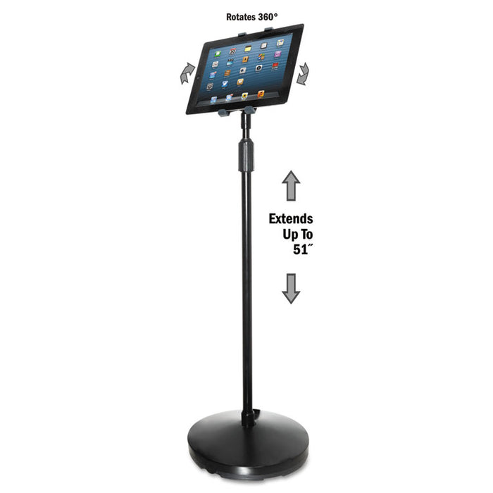 Floor Stand for iPad and Other Tablets, Black