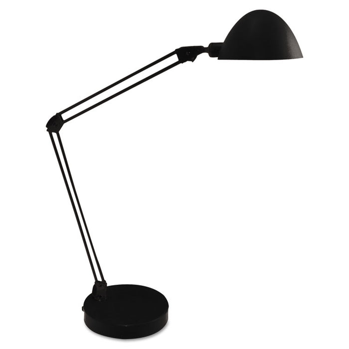 LED Desk and Task Lamp, 5W, 5.5"w x 13.38"d x 21.25"h, Black