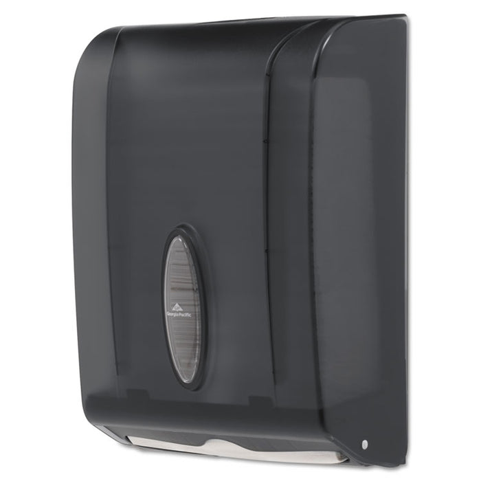 C-Fold/Multifold Towel Dispenser, 11 x 5 1/4 x 15 2/5, Translucent Smoke