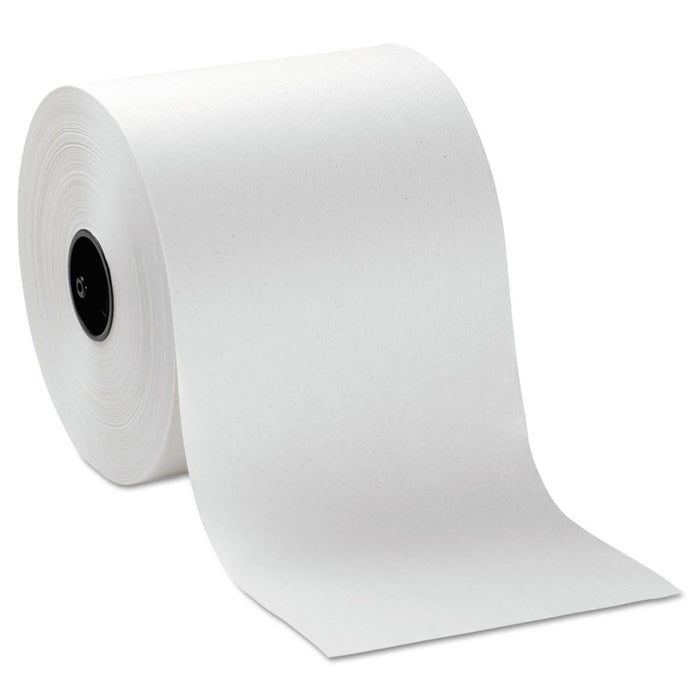 Hardwound Roll Paper Towels, 7" x 1000ft, White, 6 Rolls/Carton