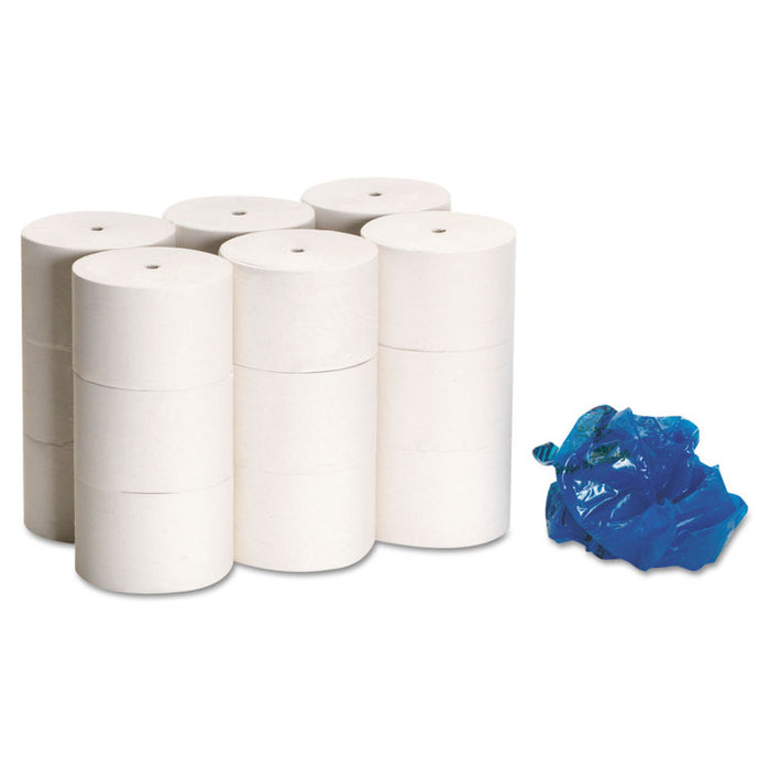 Coreless Bath Tissue, Septic Safe, 2-Ply, White, 1500 Sheets/Roll, 18 Rolls/Carton