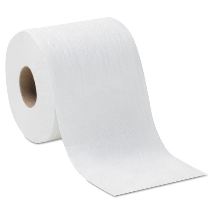 Embossed 2-Ply Bathroom Tissue, Septic Safe, White, 550 Sheet/Roll, 80 Rolls/Carton