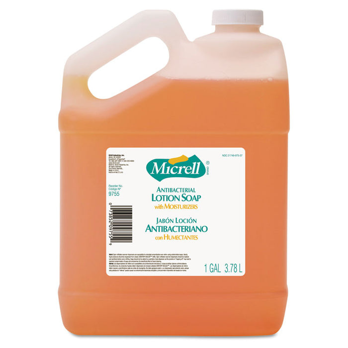 Antibacterial Lotion Soap, Light Scent, 1gal Bottle, 4/Carton