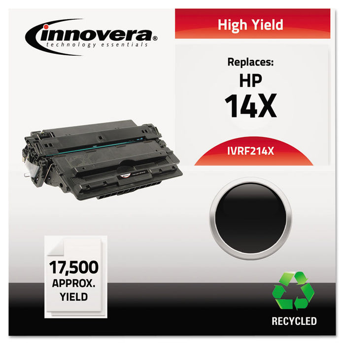 Remanufactured Black High-Yield Toner, Replacement for 14X (CF214X), 17,500 Page-Yield