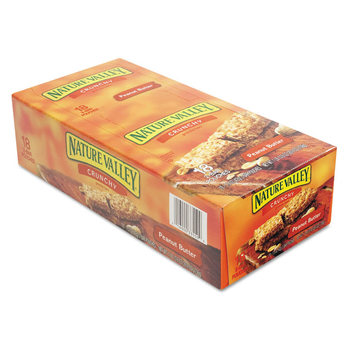 Granola Bars, Peanut Butter Cereal, 1.5 oz Bar, 18/Box