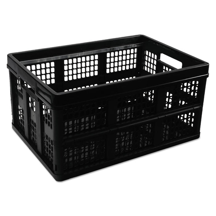 Filing/Storage Tote, Letter Files, 20.13" x 14.63" x 10.75", Black