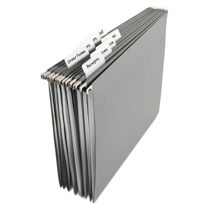 Angled Color Bar Tabs, 1/5-Cut, White, 2" Wide, 50/Pack