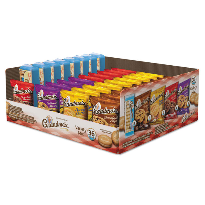 Cookies Variety Tray 36 Count, 2.5 oz Packs